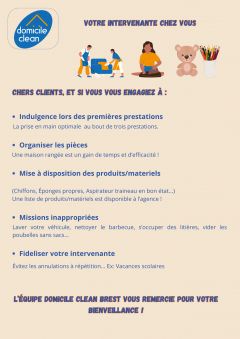 Charte Domicile Clean BREST